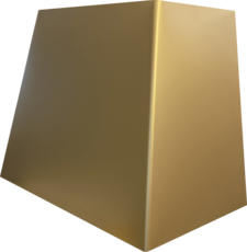 XO 36in Designer Hood Satin Gold